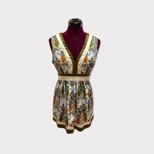 Nicole by Nicole Miller Floral Sash Belt Blouse